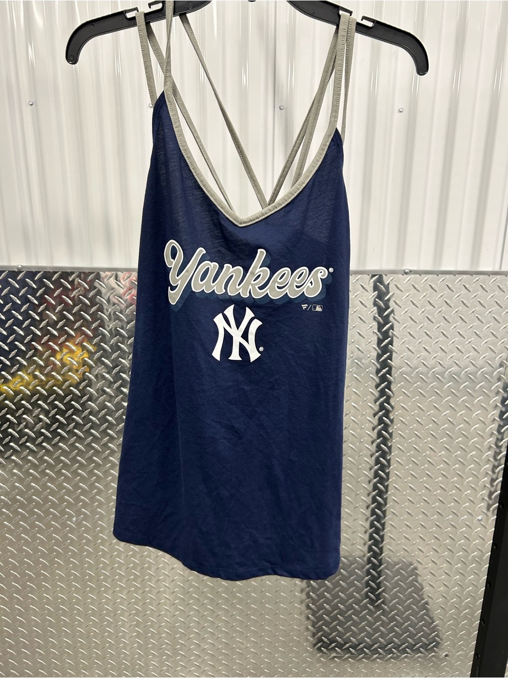 Fanatics  Yankees Navy Blue Strap Tank Top